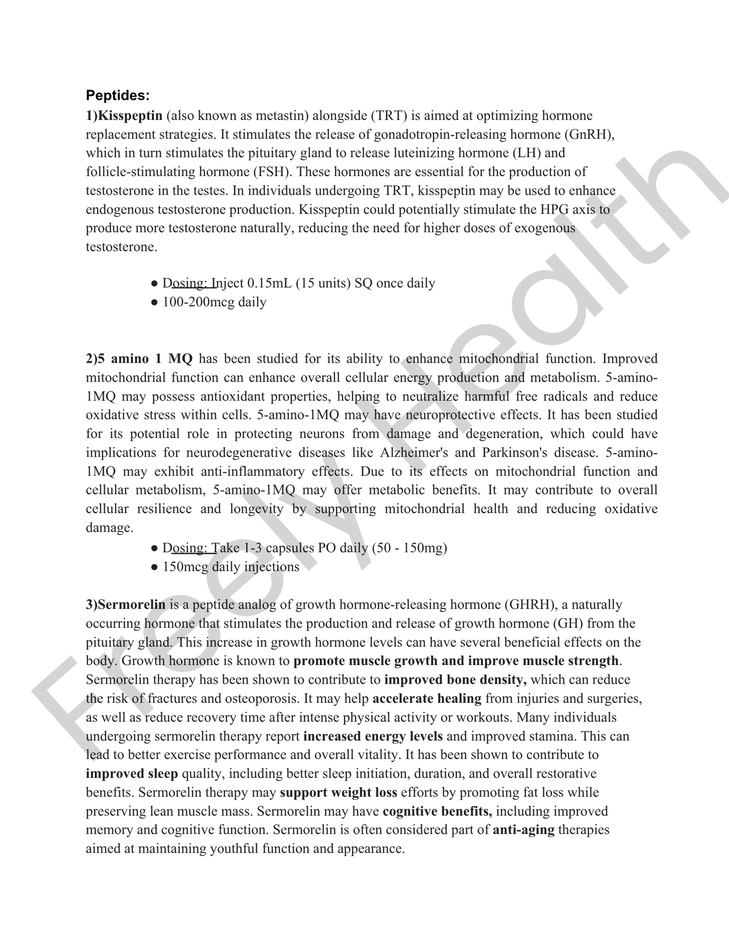 The Comprehensive Peptide & Injectable Reference Guide (Digital Download)